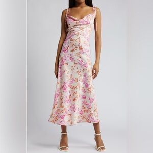 WAYF The Beverly Cowl Neck Midi